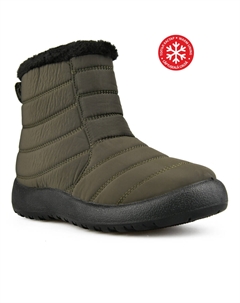 Женские повседневные ботинки зеленого цвета на теплой подкладке Tendenz