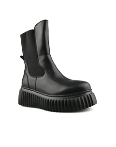 Женские черные повседневные ботинки на платформе Tendenz