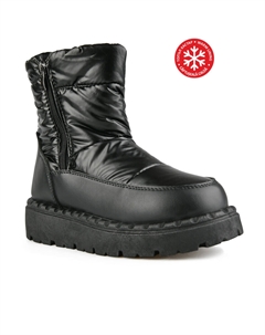 Женские повседневные ботинки черные на теплой подкладке Tendenz