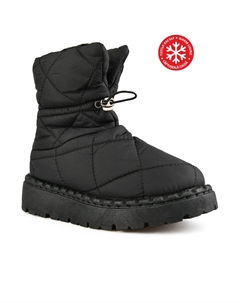 Женские повседневные ботинки черные на теплой подкладке Tendenz