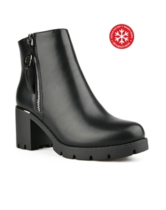 Женские повседневные ботинки черные на теплой подкладке Tendenz