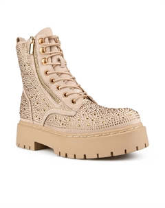 Женские повседневные ботинки бежевого цвета Tendenz