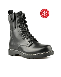 Женские повседневные ботинки черные на теплой подкладке Tendenz