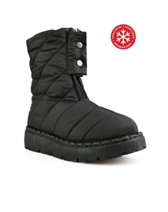 Женские повседневные ботинки черные на теплой подкладке Tendenz