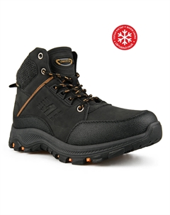 Женские повседневные ботинки черные на теплой подкладке Tendenz