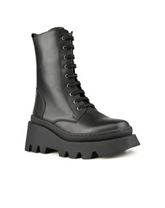 Женские черные повседневные ботинки на платформе Tendenz