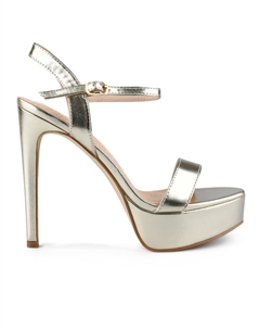 Женские элегантные золотистые босоножки Tendenz