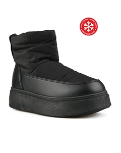 Женские повседневные ботинки черные на теплой подкладке Tendenz