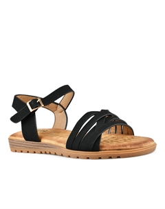 Женские повседневные босоножки черные Tendenz