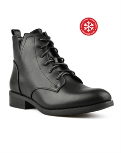 Женские повседневные ботинки черные на теплой подкладке Tendenz