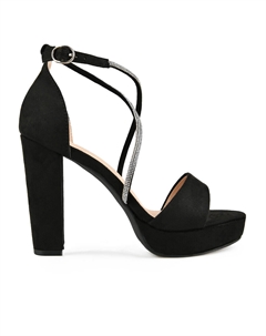 Женские элегантные босоножки черные Tendenz