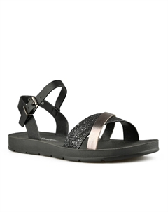 Женские повседневные босоножки черные Tendenz