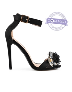 Женские элегантные босоножки черные Tendenz