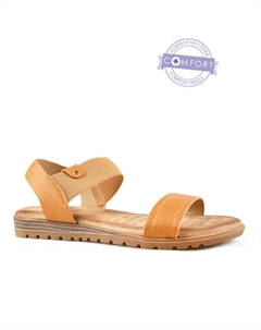 Женские повседневные босоножки желтые Tendenz