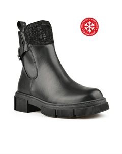 Женские повседневные ботинки черные на теплой подкладке Tendenz