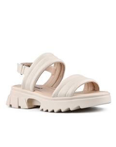 Женские повседневные босоножки бежевого цвета на платформе Tendenz