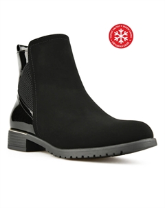 Женские повседневные ботинки черные на теплой подкладке Tendenz