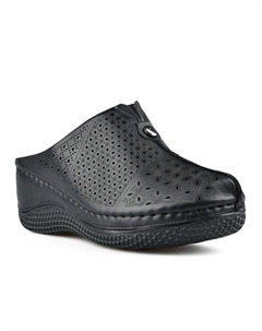 Женские повседневные тапочки черного цвета на платформе Tendenz