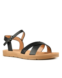 Женские повседневные босоножки черные Tendenz