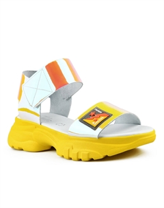 Женские повседневные босоножки желтые Tendenz