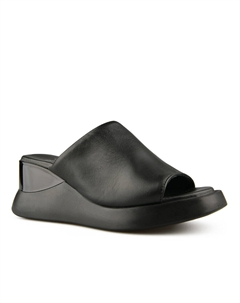 Женские повседневные тапочки черного цвета на платформе Tendenz