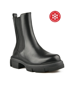 Женские повседневные ботинки черные на теплой подкладке Tendenz