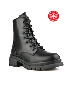 Женские повседневные ботинки черные на теплой подкладке Tendenz
