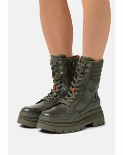 Зимние сапоги By Guido Maria Kretschmer, цвет olive Marco tozzi