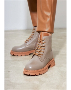 Ботильоны на платформе, бежевый Cesare gaspari