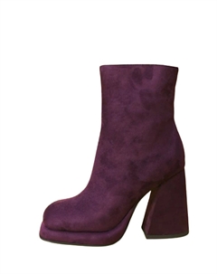 Ботильоны на платформе Block, цвет lilac Cesare gaspari