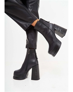 Ботильоны на платформе, черный Cesare gaspari