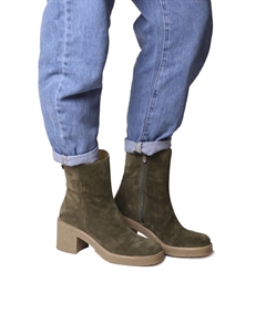 Ботильоны на платформе Piani Sy, цвет army Toni pons