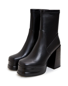 Ботильоны на каблуке Block Heel, черный Cesare gaspari