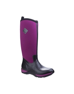 Женские резиновые сапоги Muck Boots высокие утепленные, фиолетовый The original muck boot company