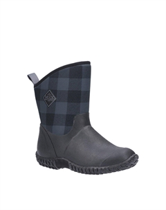 Женские резиновые сапоги Muck Boots Muckster II Mid короткие с логотипом, черный The original muck boot company