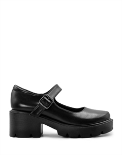 Черные лоферы rylee на массивной платформе в стиле ретро из искусственной кожи Where's that from