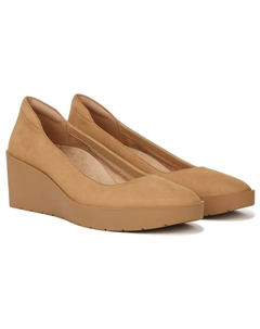 Женские слипоны на танкетке Sereno, коричневый Vionic