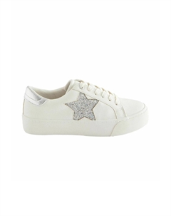 Низкие кроссовки Forever Comfort Chunky Star Regular Fit, цвет white silver Next