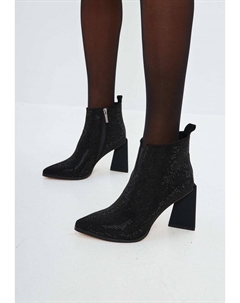 Ботильоны, черная замша Cesare gaspari