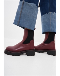 Ботильоны, бордовый Cesare gaspari