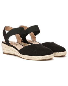 Женские эспадрильи Kimmie средней/широкой танкетки, черный Lifestride