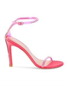 Сандалии Nudistglam с ремешком на щиколотке, цвет Neon Pink Stuart weitzman