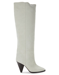 Замшевые Сапоги, цвет Ecru Isabel marant