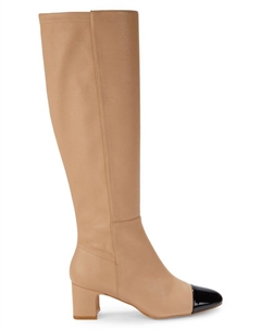 Сапоги до колена Milla с капюшоном и носком, цвет Golden Beige Stuart weitzman