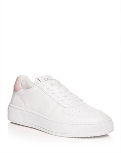 Женские низкие кеды со шнуровкой SW Courtside, цвет White Stuart weitzman