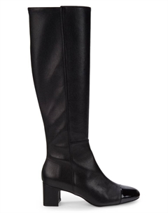 Сапоги до колена Milla с капюшоном и носком, черный Stuart weitzman