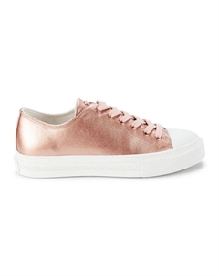 Кроссовки Ollie на платформе с эффектом металлик, цвет Rose Gold Stuart weitzman