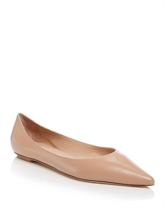 Женские туфли без шнуровки Emilia с острым носком, цвет Tan/Beige Stuart weitzman