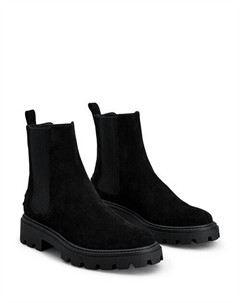 Женские ботинки челси с выступами на застежке, цвет Black Tod's