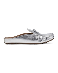 Кожаные мокасины-мюли Bowie для вождения, серебро Aerosoles
